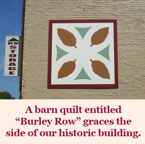 Burley Row barn quilt